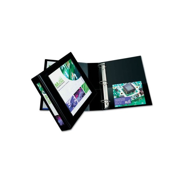 Avery Dennison Avery Framed View Binder with One Touch EZD Rings, 2" Capacity, Black 68032 - main